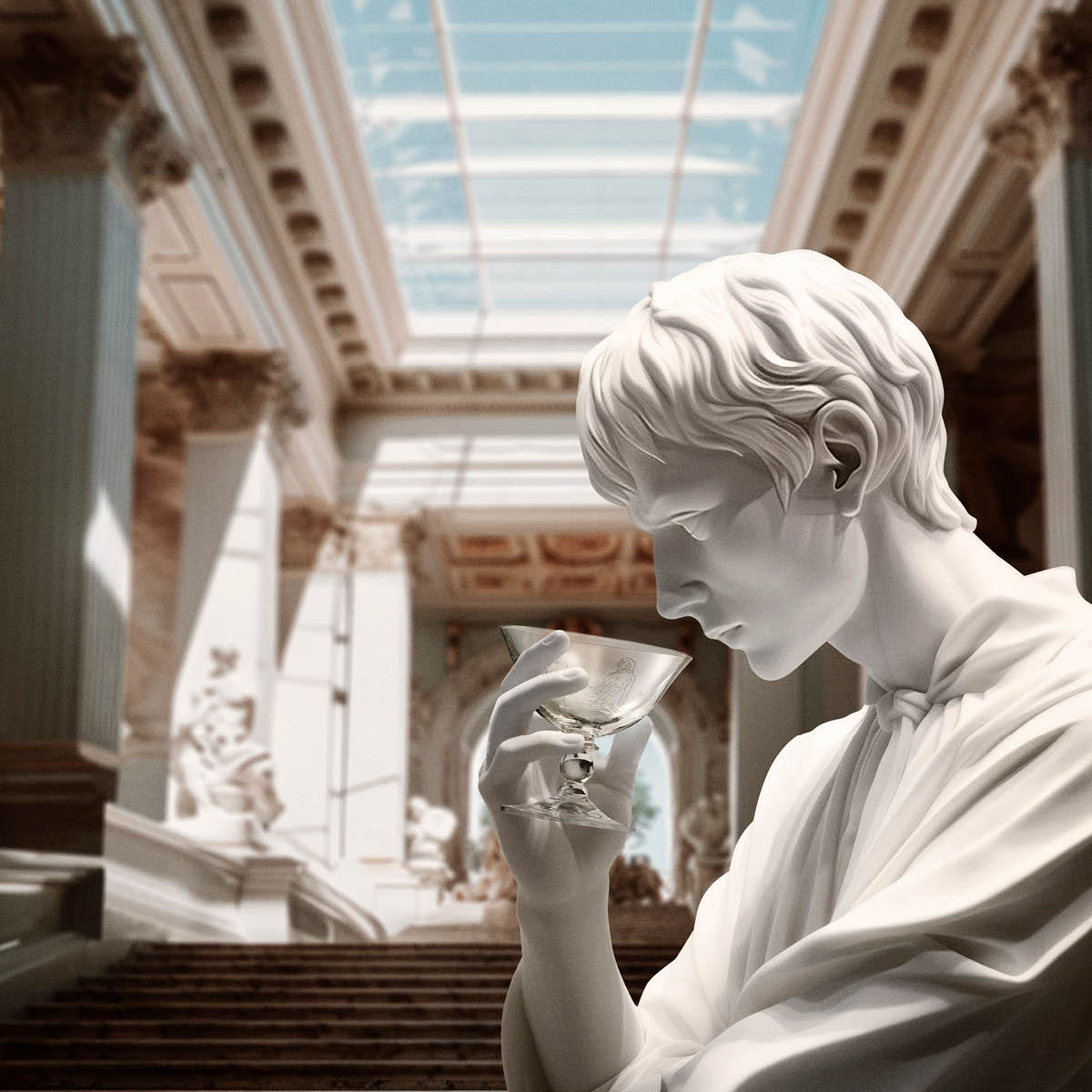 Frederik Bagger People coupeglass 27 cl 2 stk