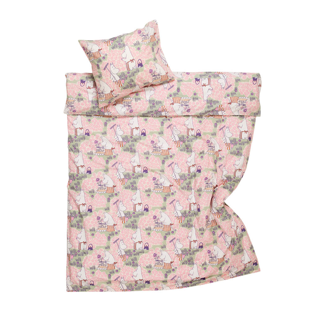 Moomin Arabia - Muumi Pussilakanasetti 150x210 cm Rose Garden