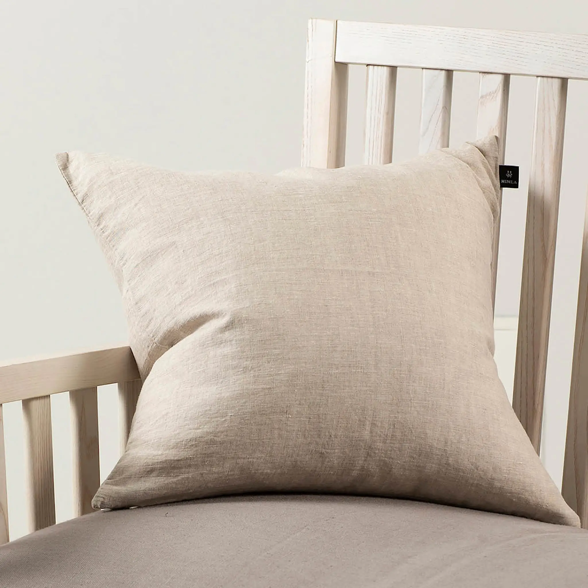 Himla Sunshine kuddfodral linne 50x50 cm oatmeal