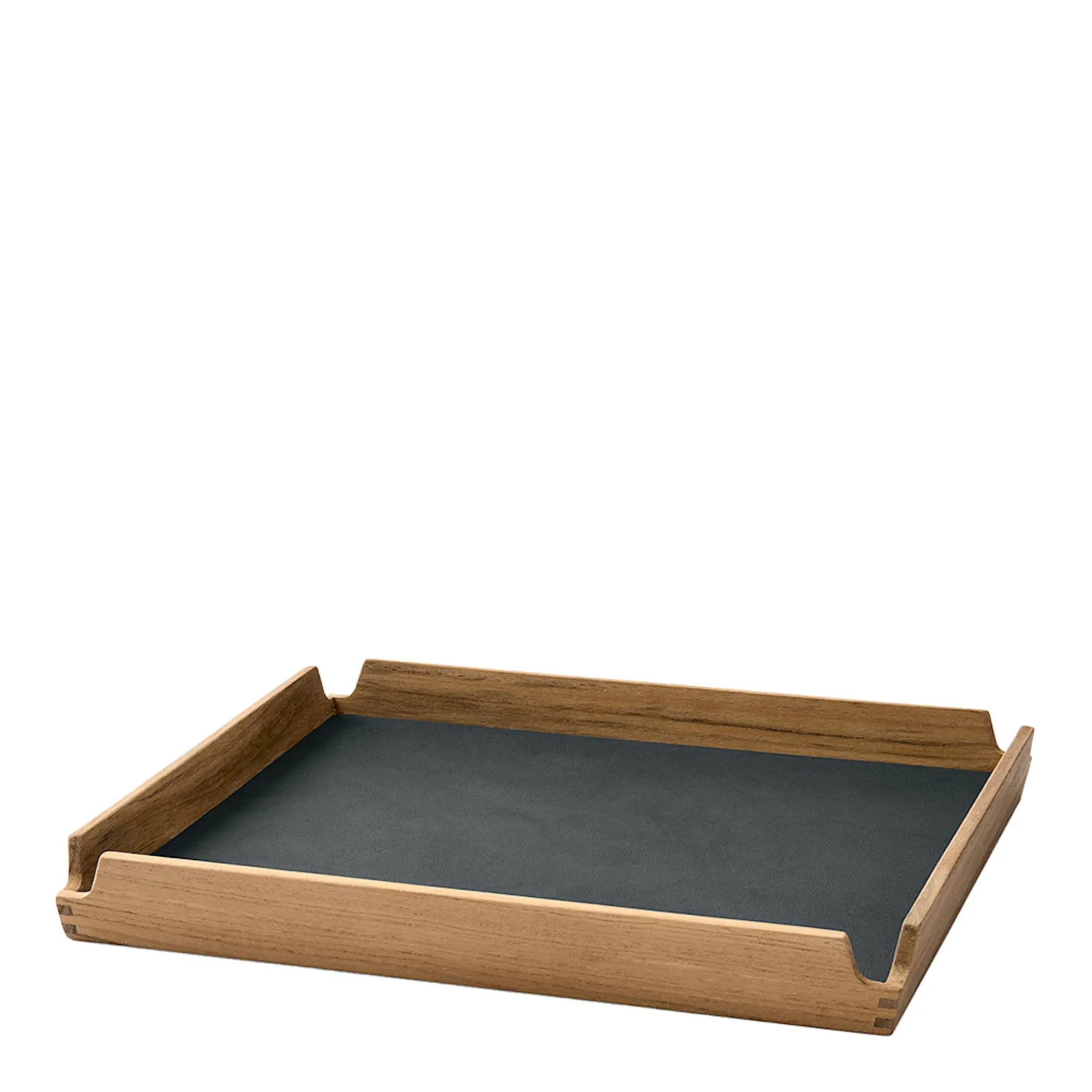 LIND DNA Airy teak bricka 30,1x30,1 cm nupo antracit