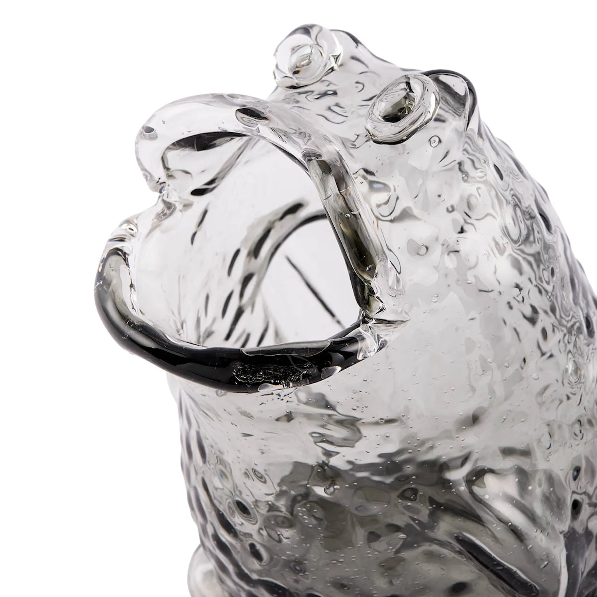 Pols Potten Fat Frog burk 33,5 cm mörkgrå