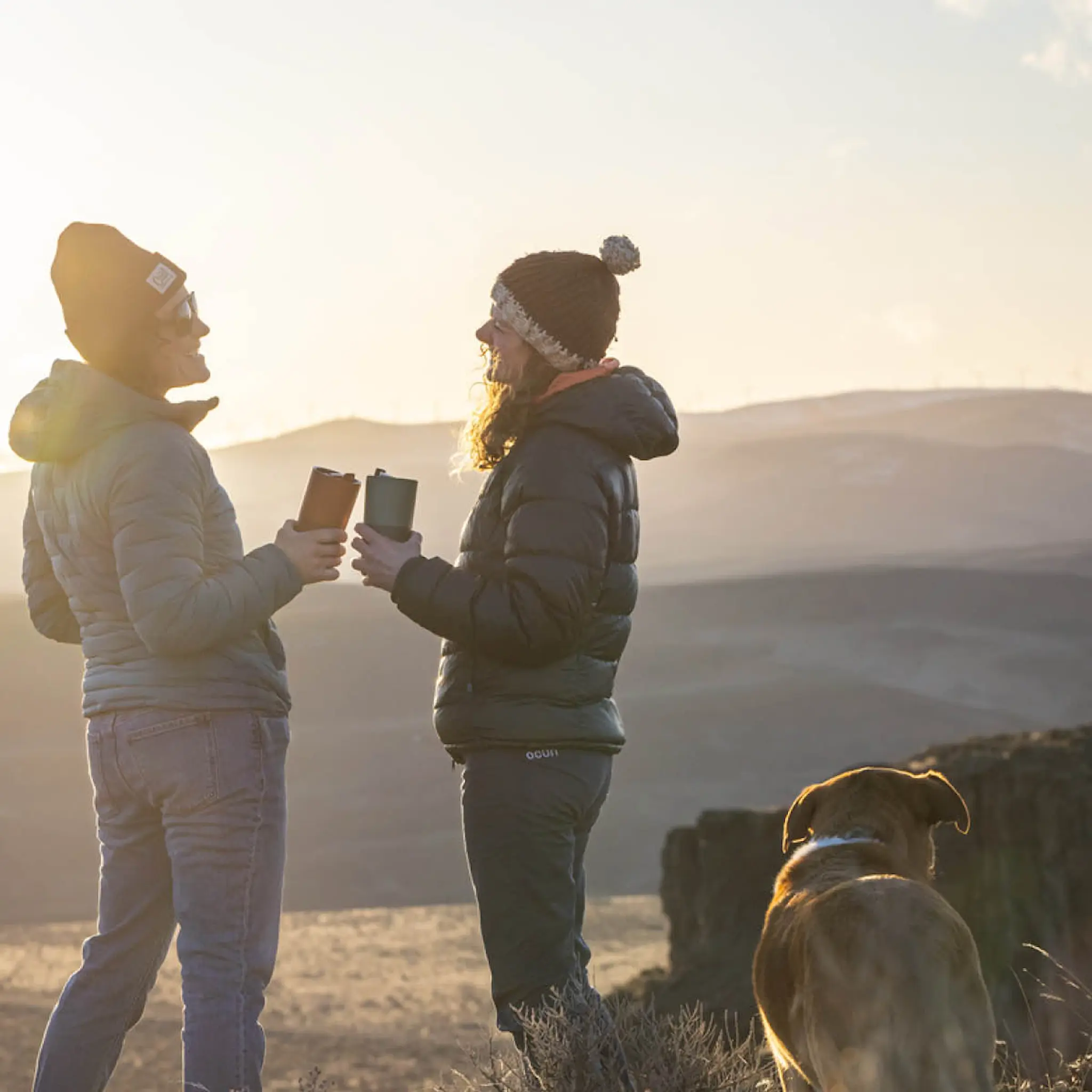 Klean Kanteen Rise Tumbler 47 cl med fliplock Asphalt