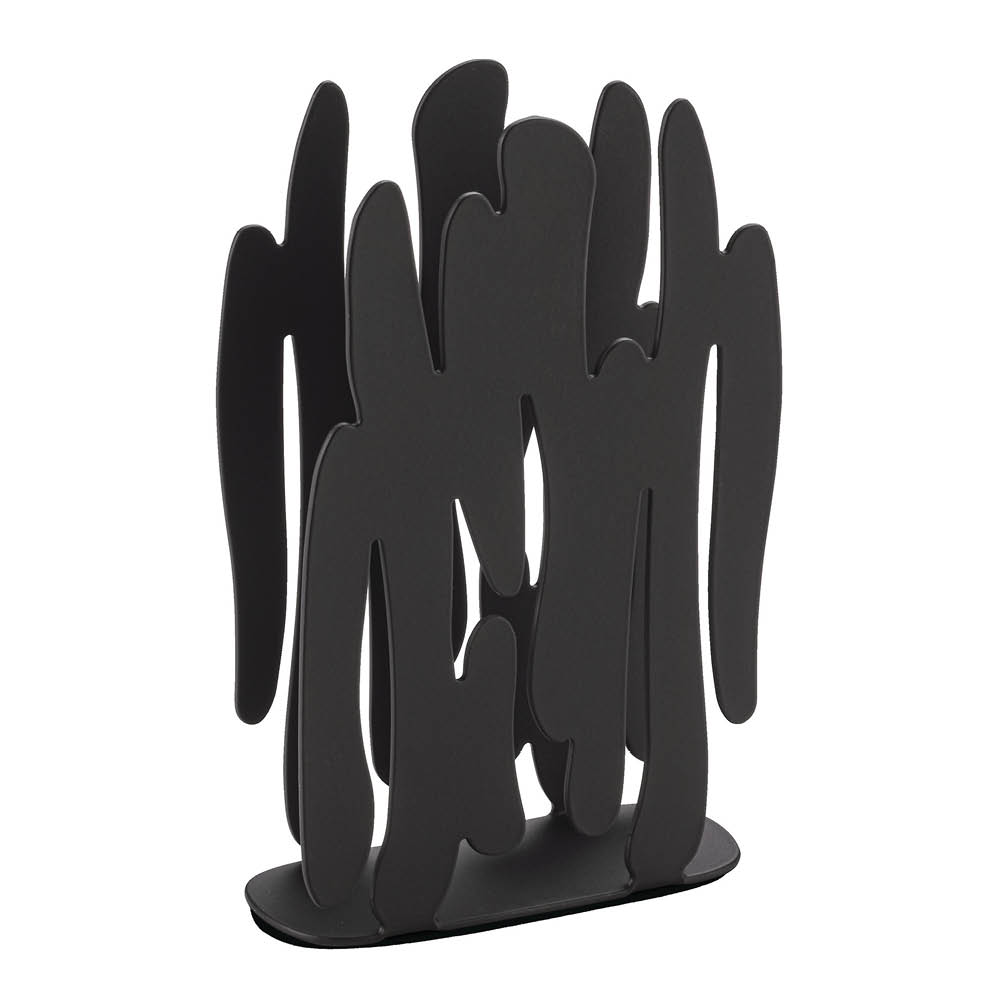 Alessi Bark servetthållare 12 cm svart stål