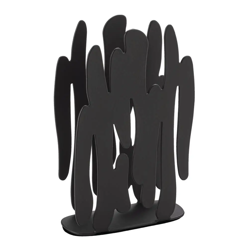 Bark serviettholder 12 cm svart stål