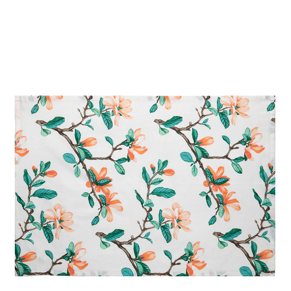 Stiernholm Magnolia kjøkkenhåndkle 50x70 cm hvit