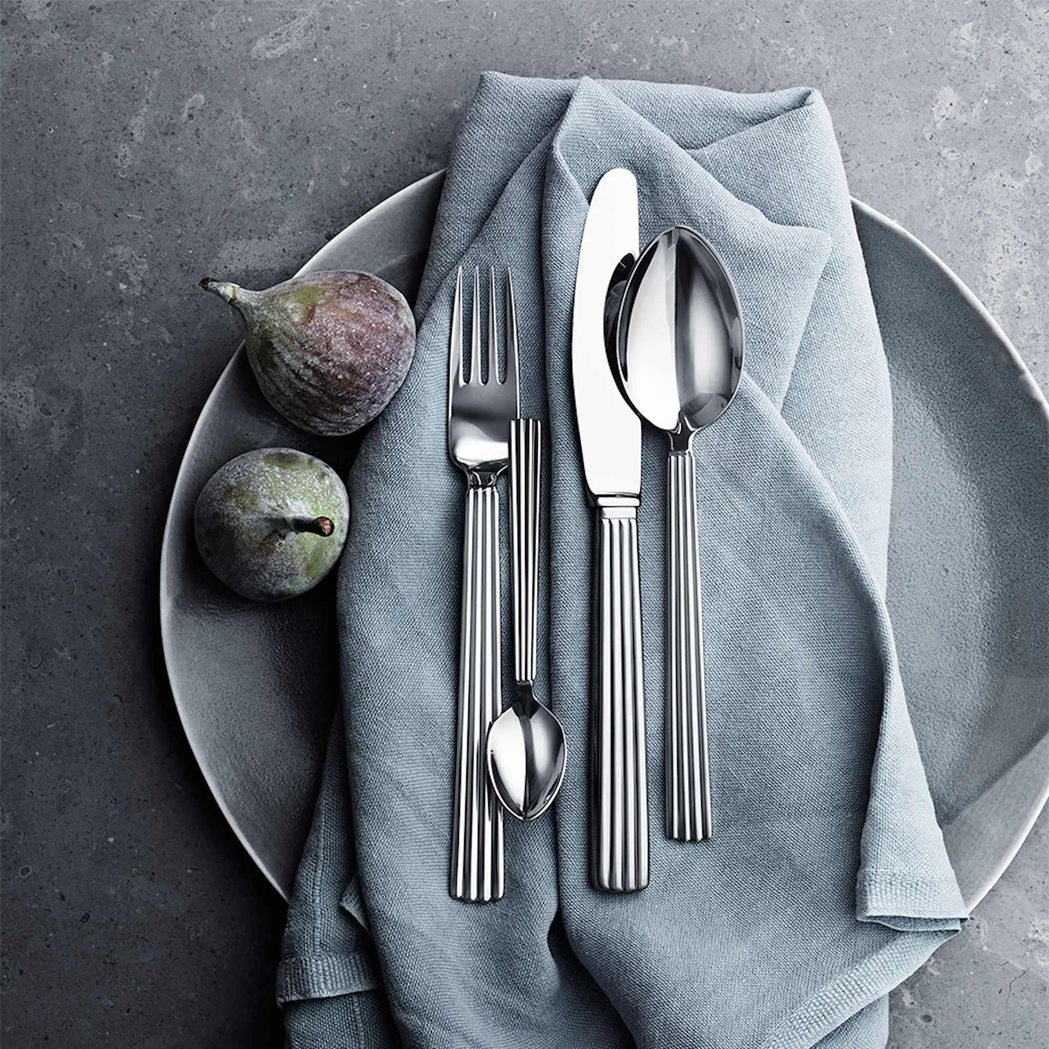 Georg Jensen Bernadotte Tesked Silver