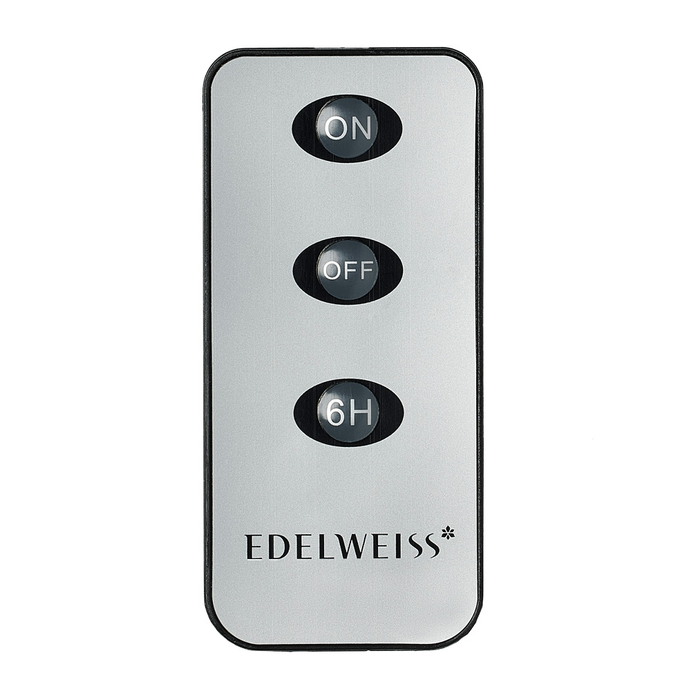 Edelweiss - Kaukosäädin LED valoille 4x8 cm Hopea