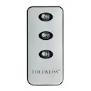 Fjärrkontroll 4x8 cm silver till LED-ljus