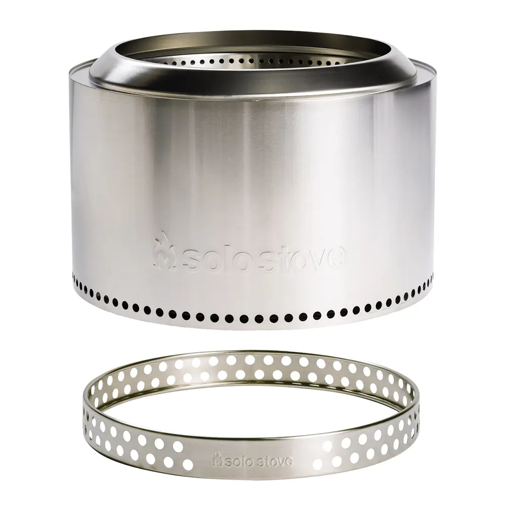 Yukon + stand 2.0 Savuton tulisija 68,5x50,5 cm Hopea