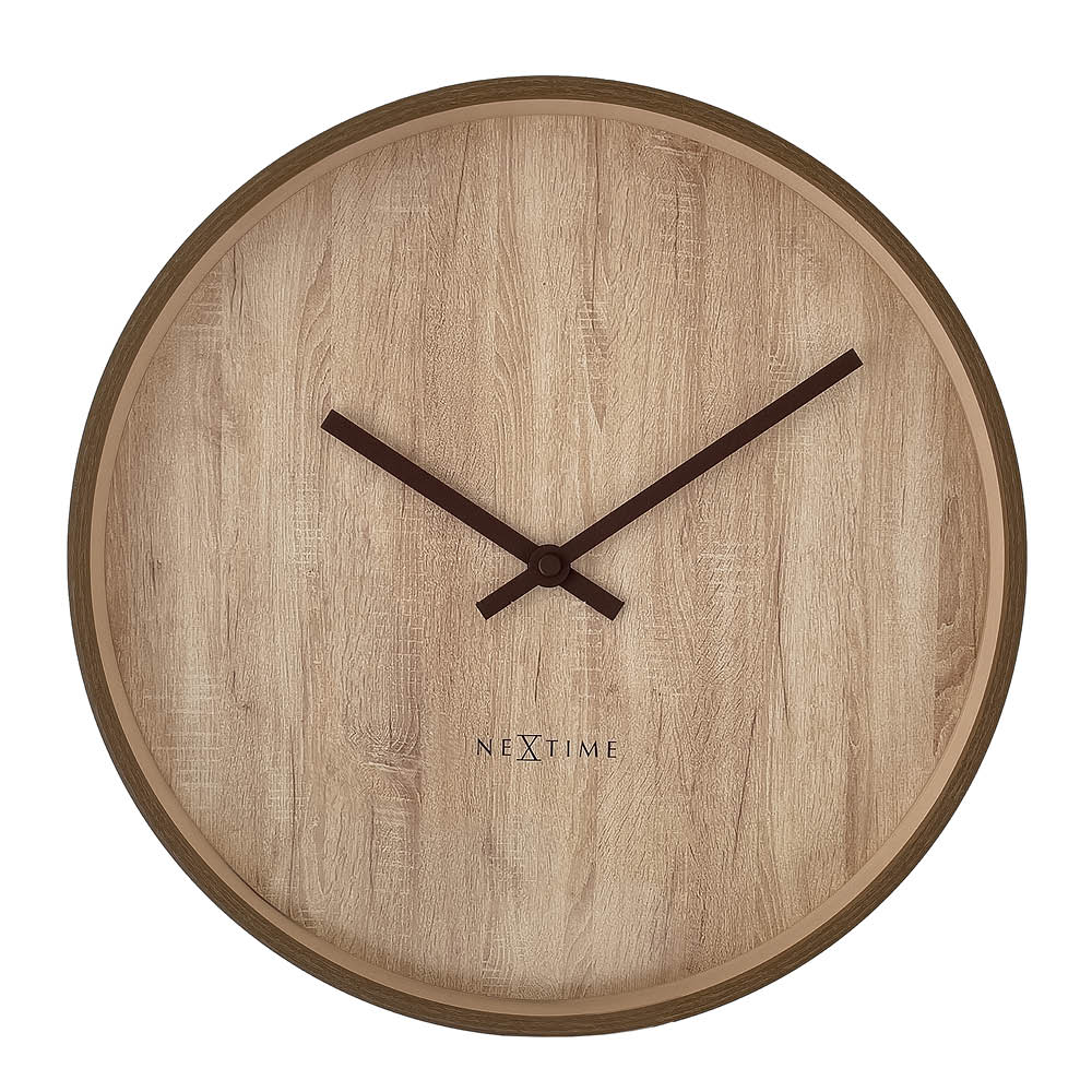 NeXtime - Oslo Seinäkello 30 cm Ruskea/Tumma