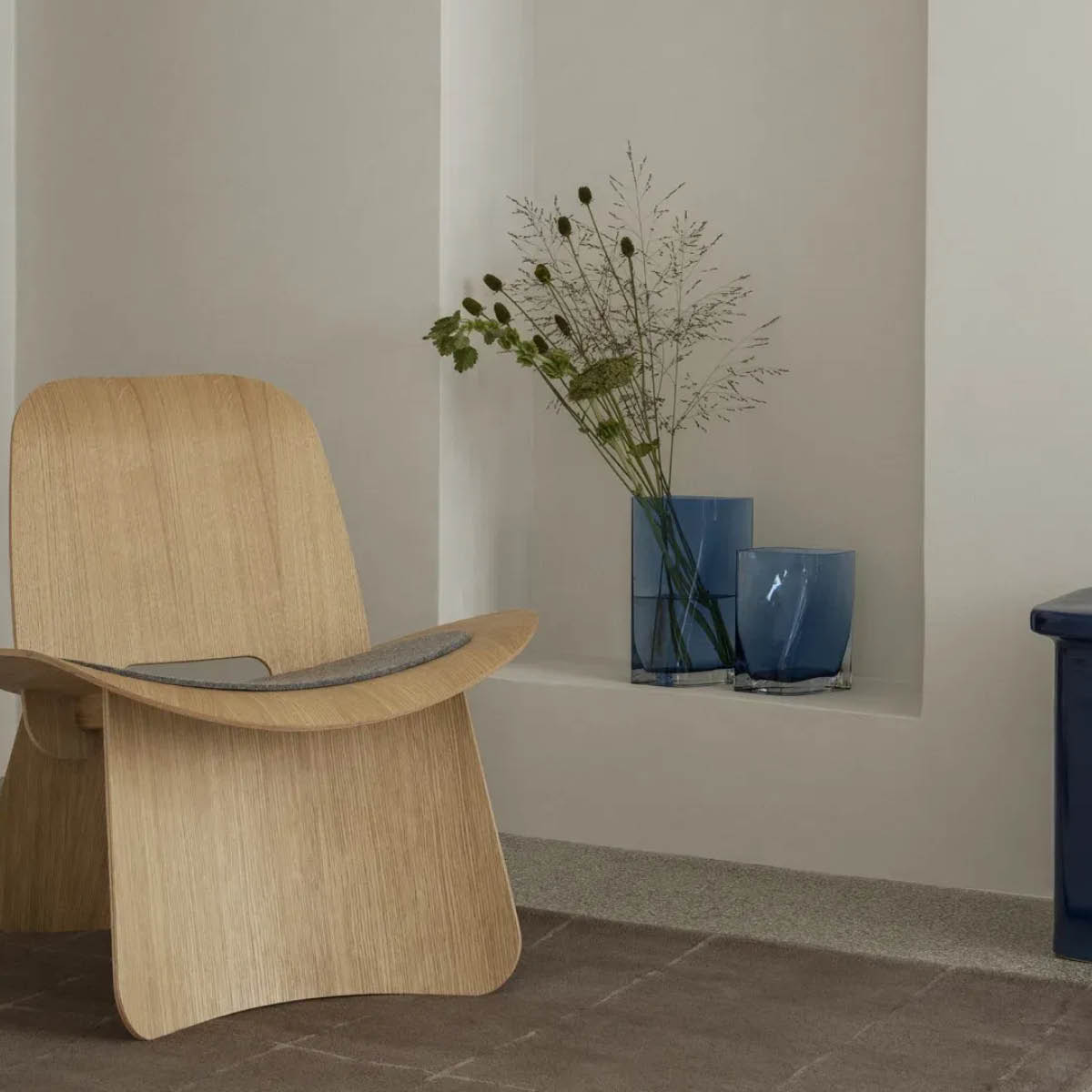 Blomus Duasis vas S 21x18x10 cm blå