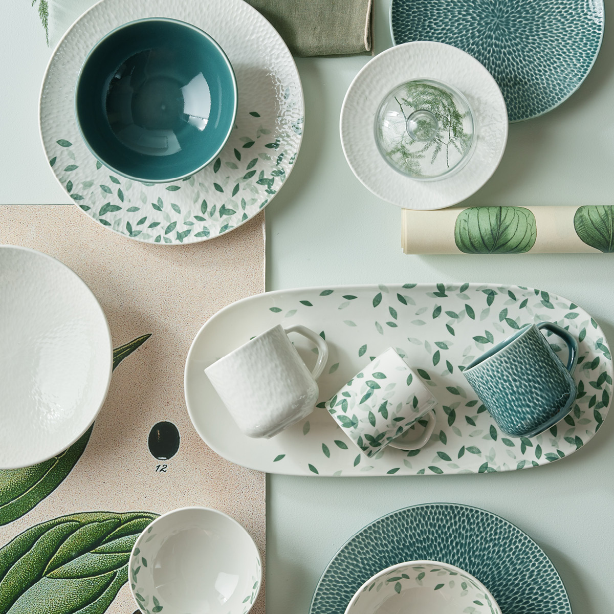 Denby Carve White mugg 40 cl vit