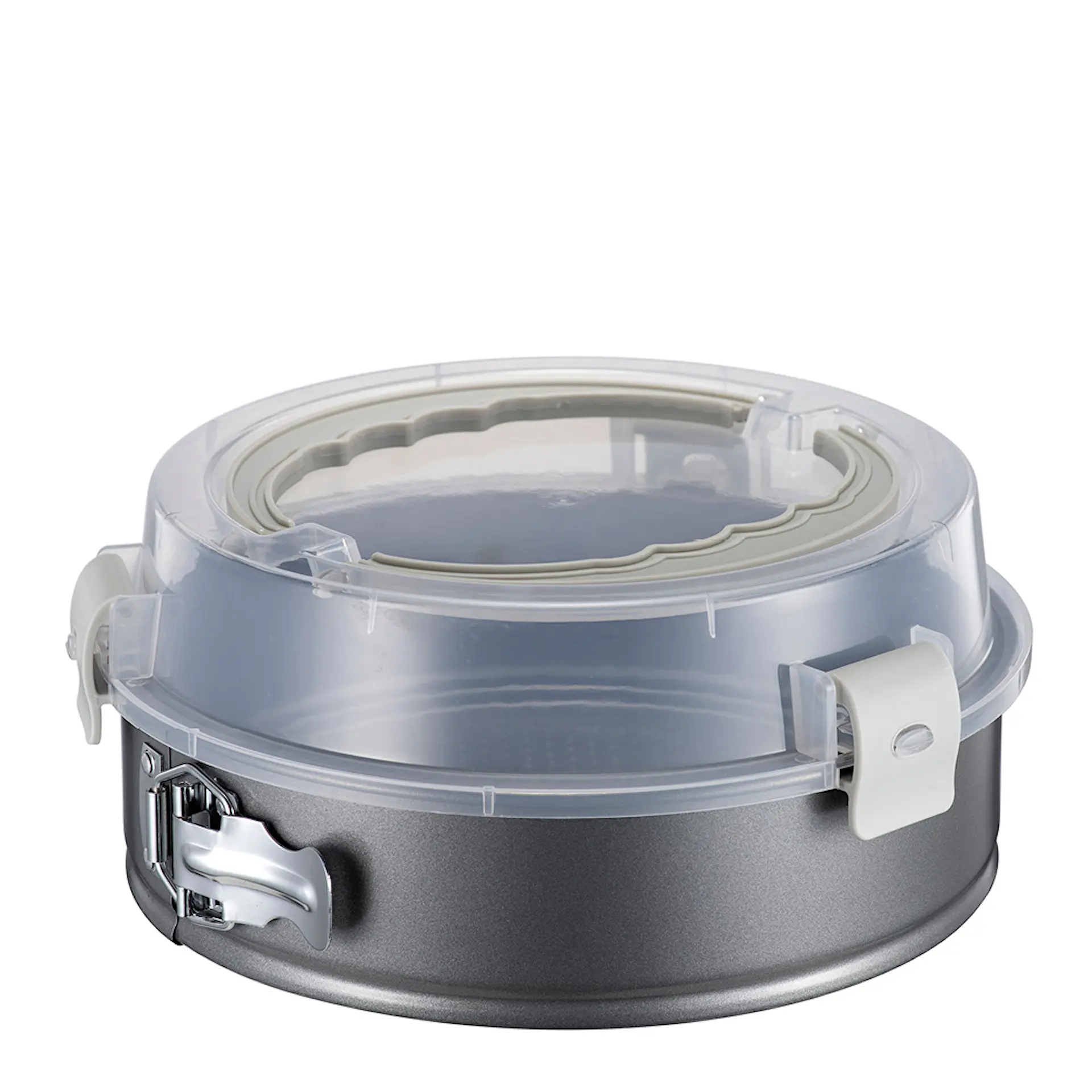 Tech Mark Spring Form Modern House bAYk springform med lock 26 cm grå - Cervera