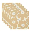 Pieni Unikko Servett 43x43 6-pack Beige
