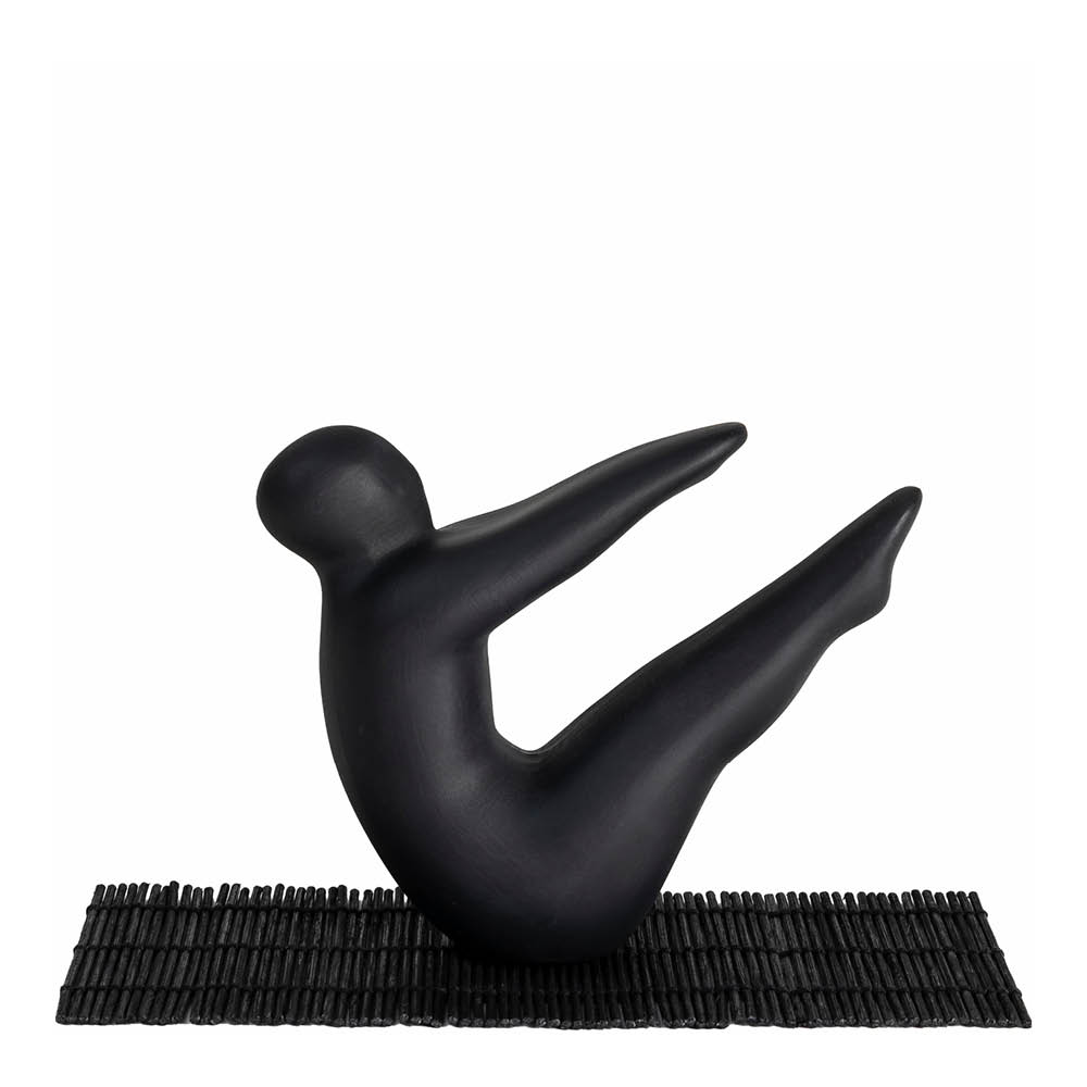 Design House Stockholm - Lisa Larson Yoga Figuuri nro. 2 Musta