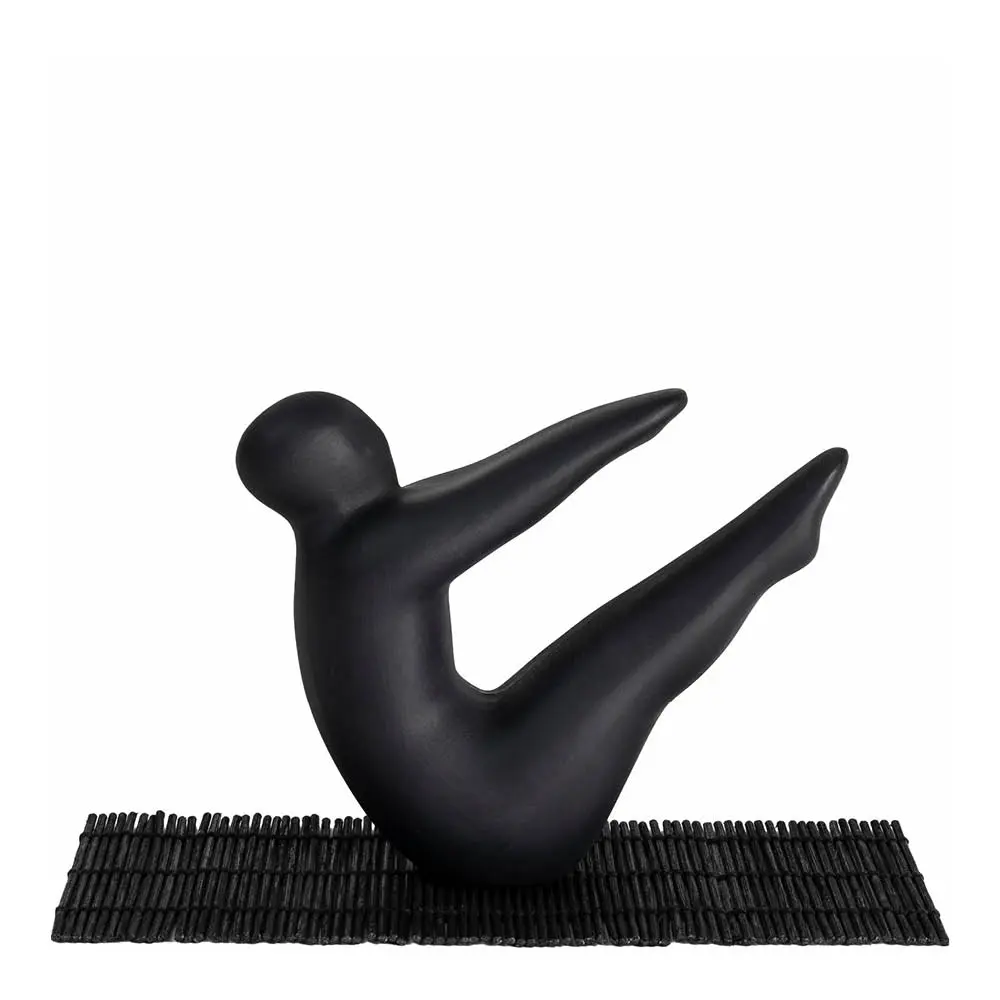 Lisa Larson Yoga no 2 figur 11 cm svart