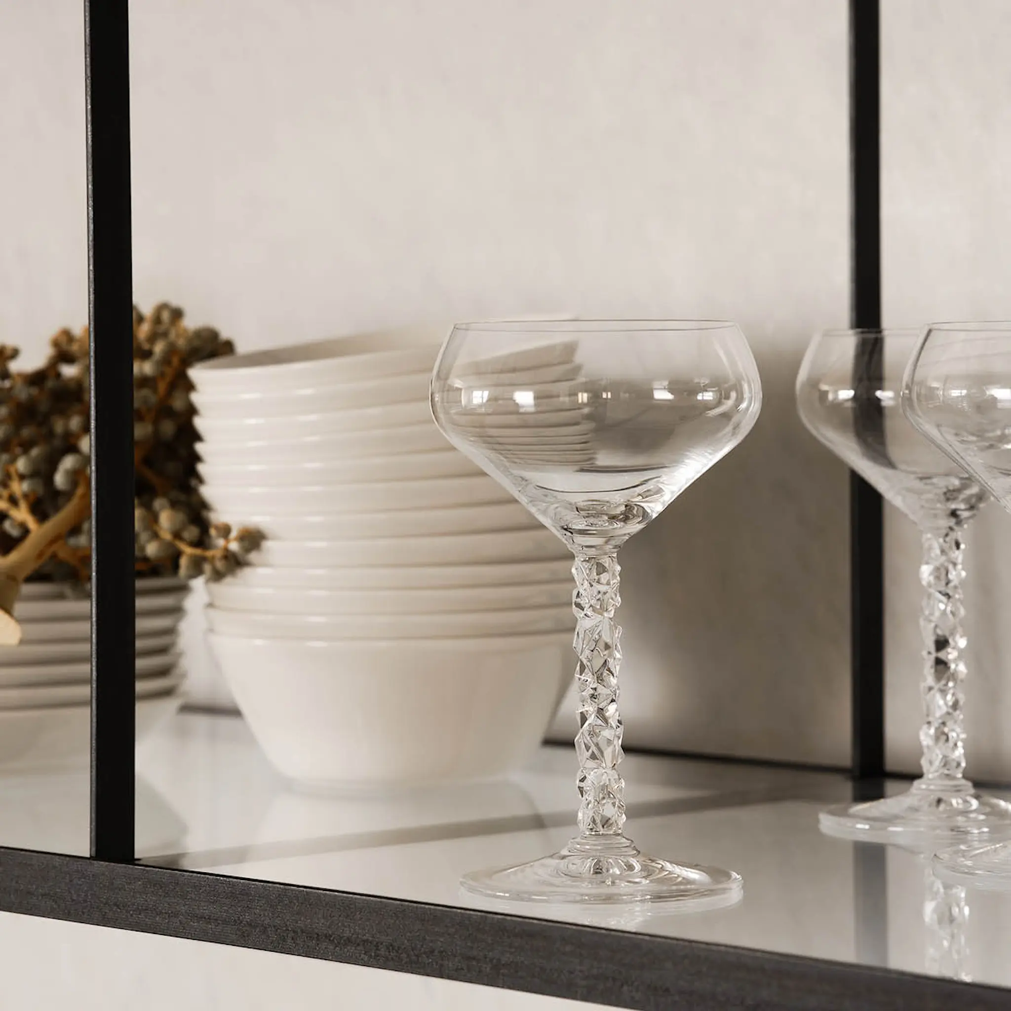 Orrefors Carat Samppanjalasi Coupe 25 cl 2 kpl