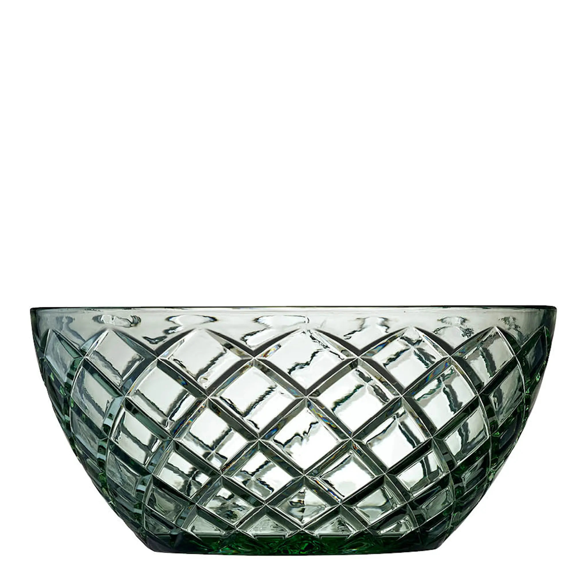 Lyngby Glas Sorrento Salladsskål 24 cm Grön