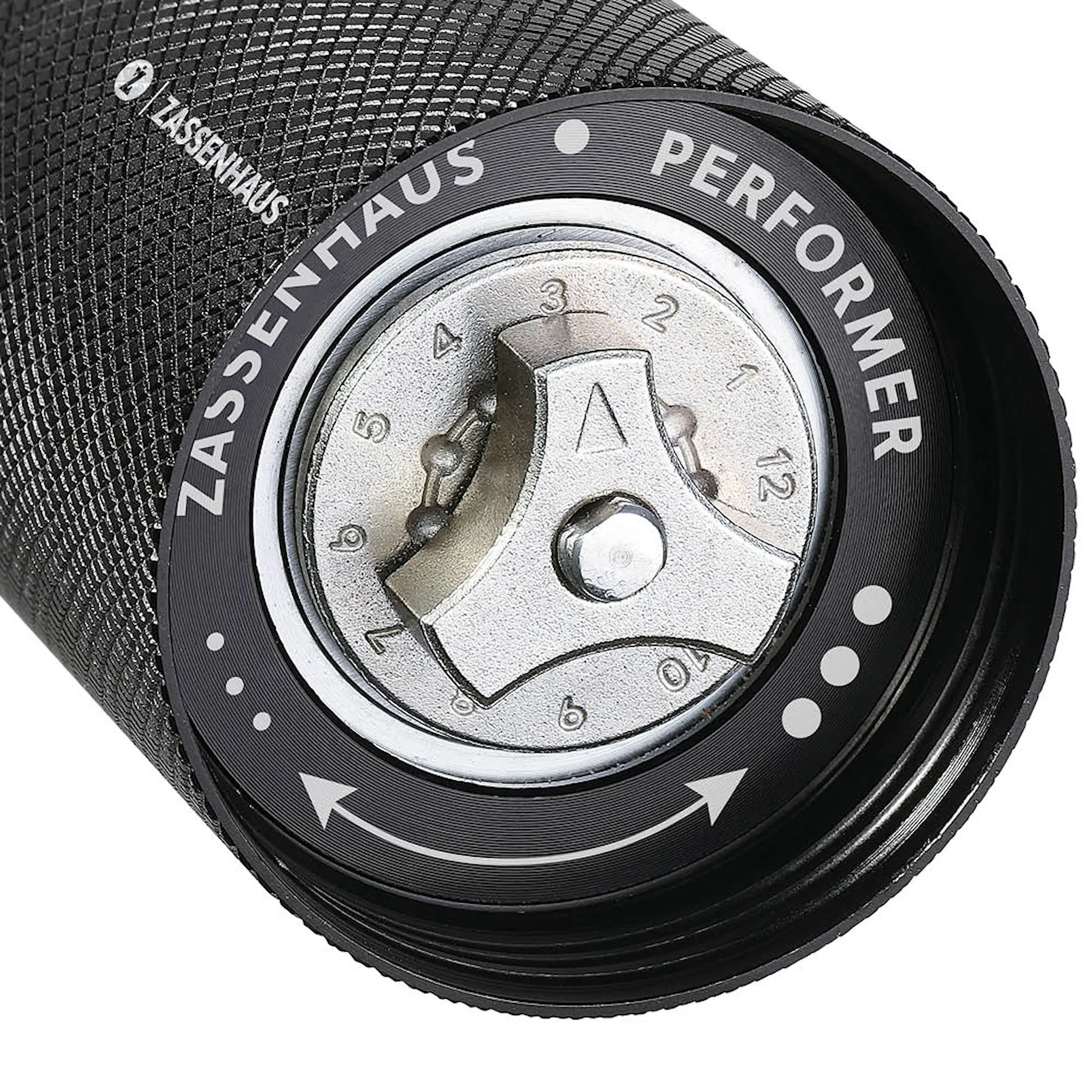 Zassenhaus Performer Pippurimylly 13 cm Pähkinäpuu/Musta