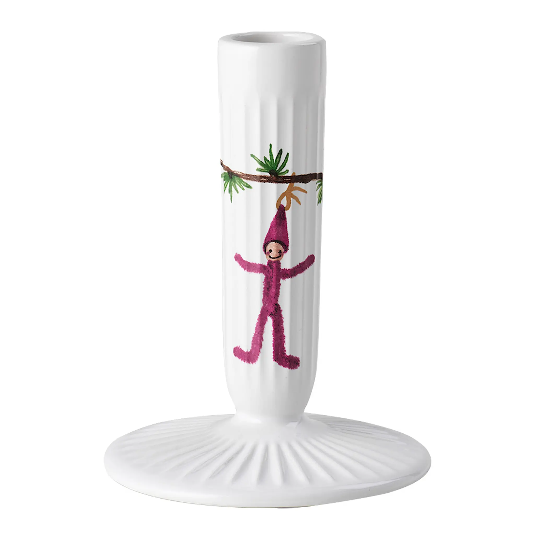 Kähler Hammershøi Christmas ljusstake 12 cm vit