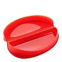 Omelettform för mikrovågsugn 23x12 cm röd