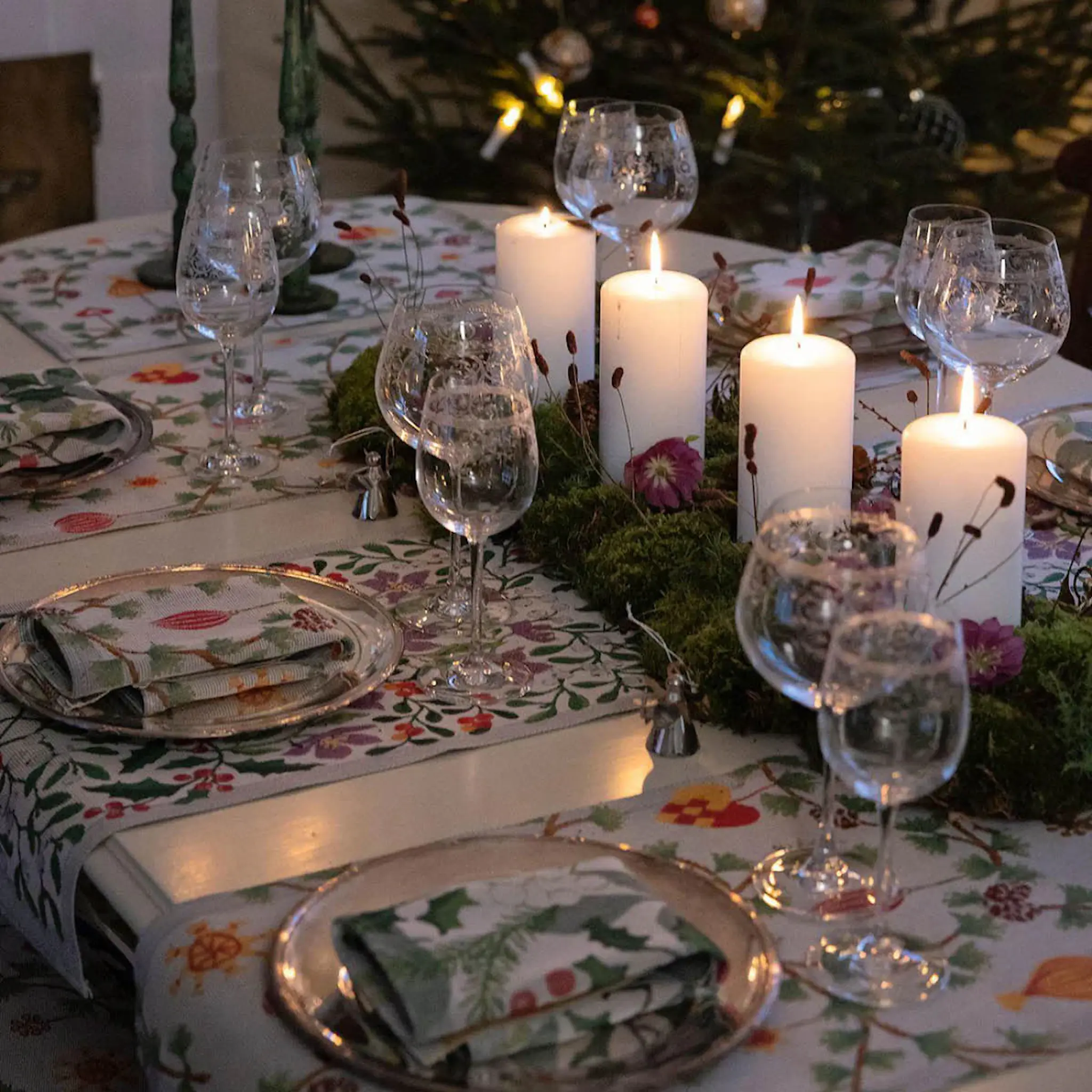 Ekelund Julefröjd kökshandduk 35x50 cm