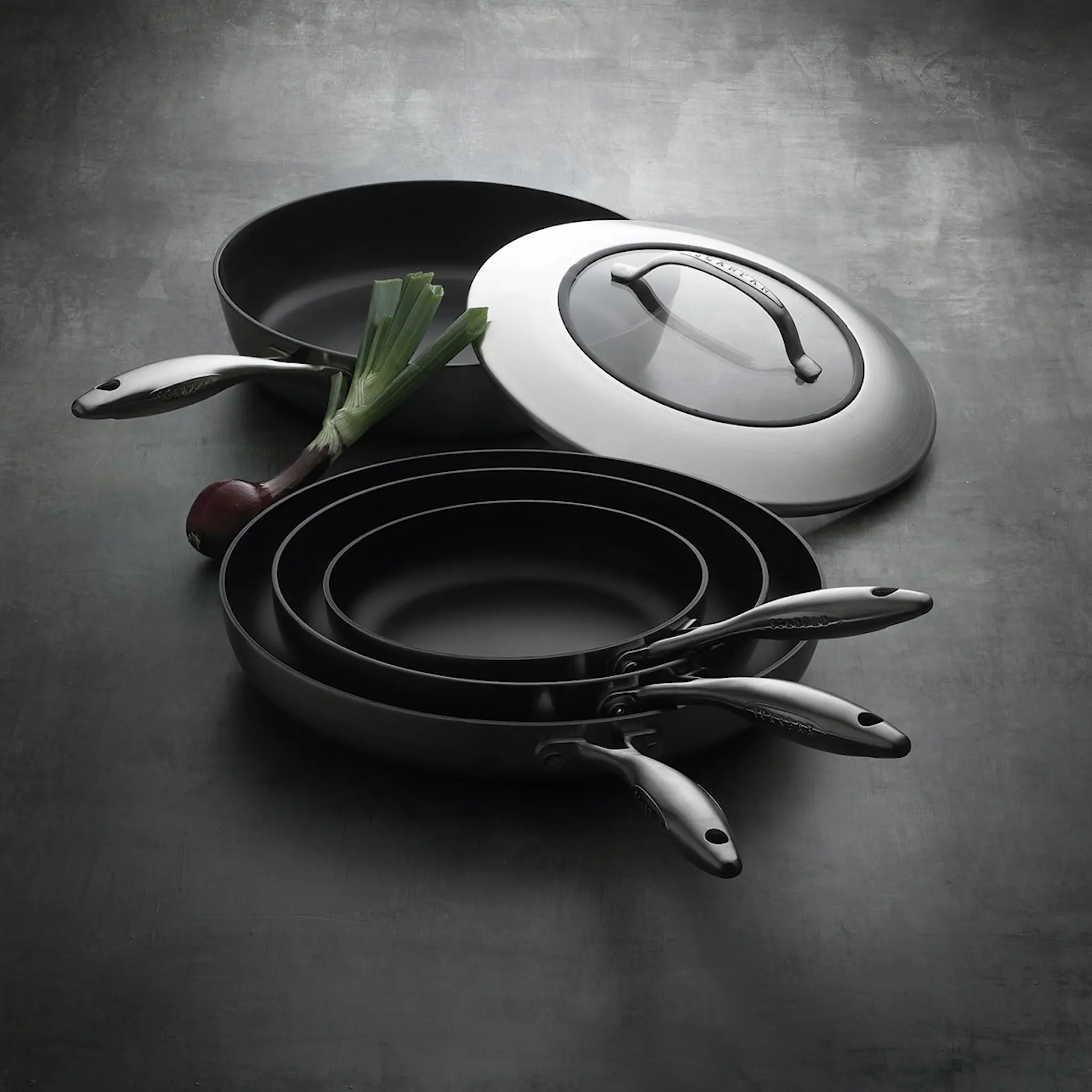 Scanpan Scanpan CTX Traktörpanna med lock 28 cm Rostfri