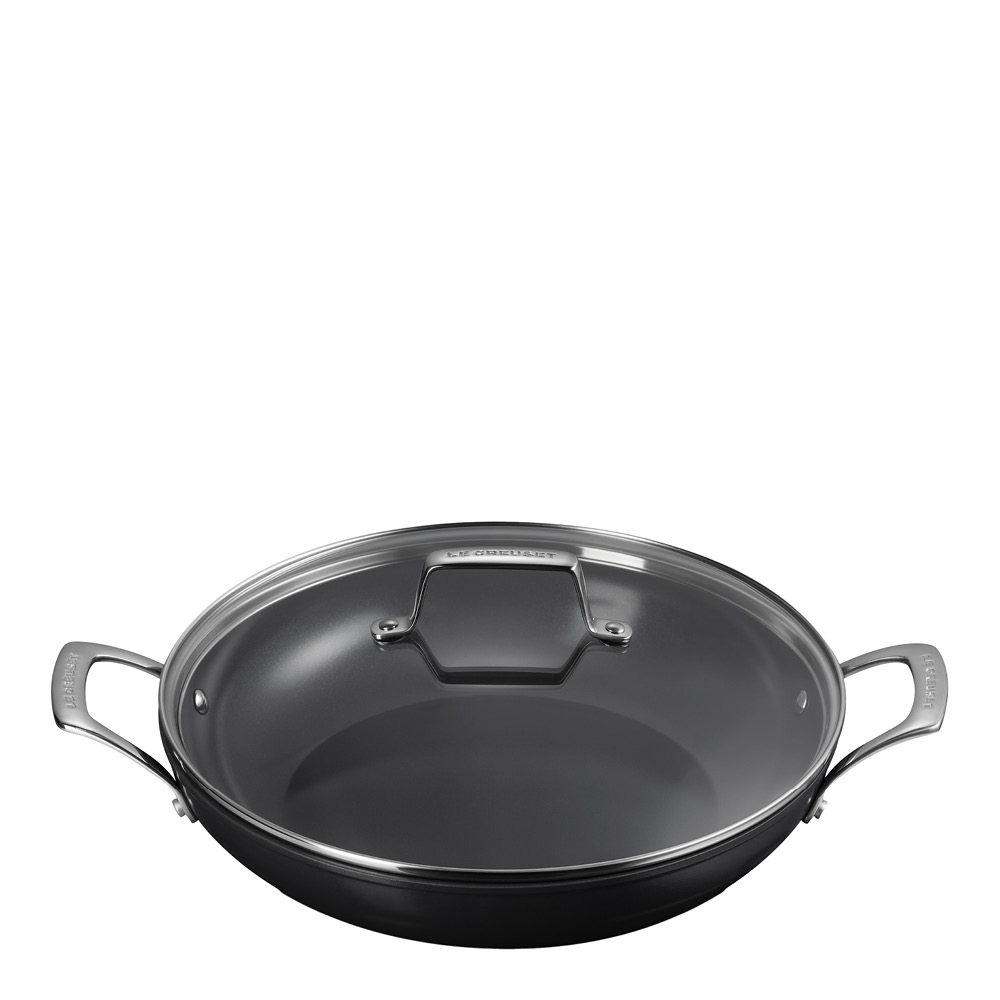 Le Creuset - ENSC kasari lasikannella 30 cm Musta