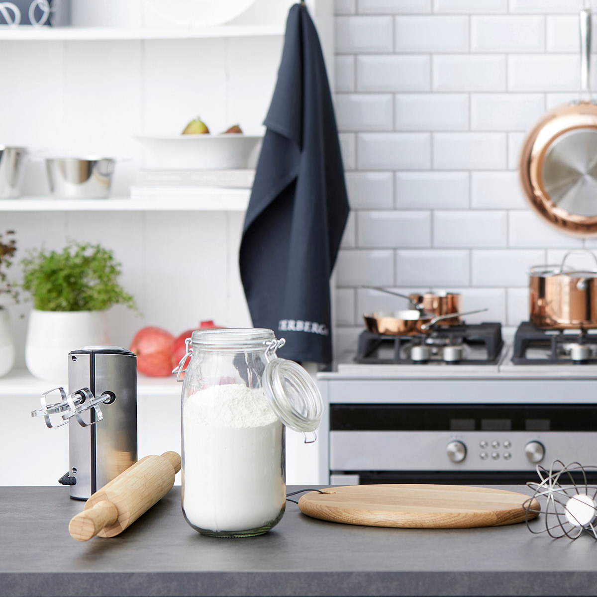 Blomsterberg Kavel 53 cm bambu