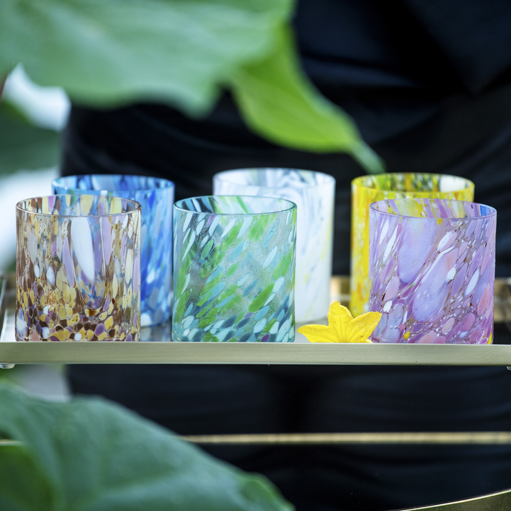 Magnor Swirl Kynttilälyhty 9 cm Ruskea