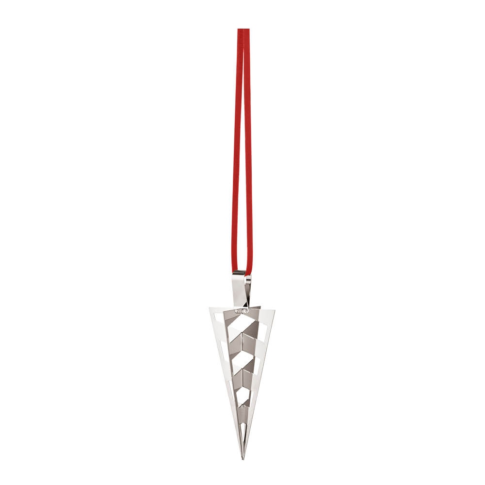 Georg Jensen - Joulu 2025 koriste kartio 4x10 cm hopea