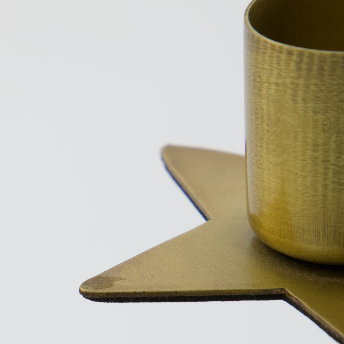 House Doctor Stage Kynttilänjalka 3x6 cm Antiikki messinki