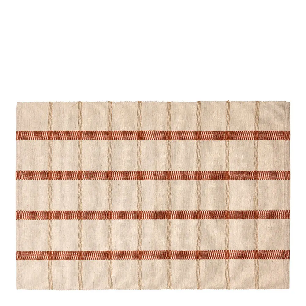 Eddy Kaitaliina 100x35 cm Ruoste/Off-white