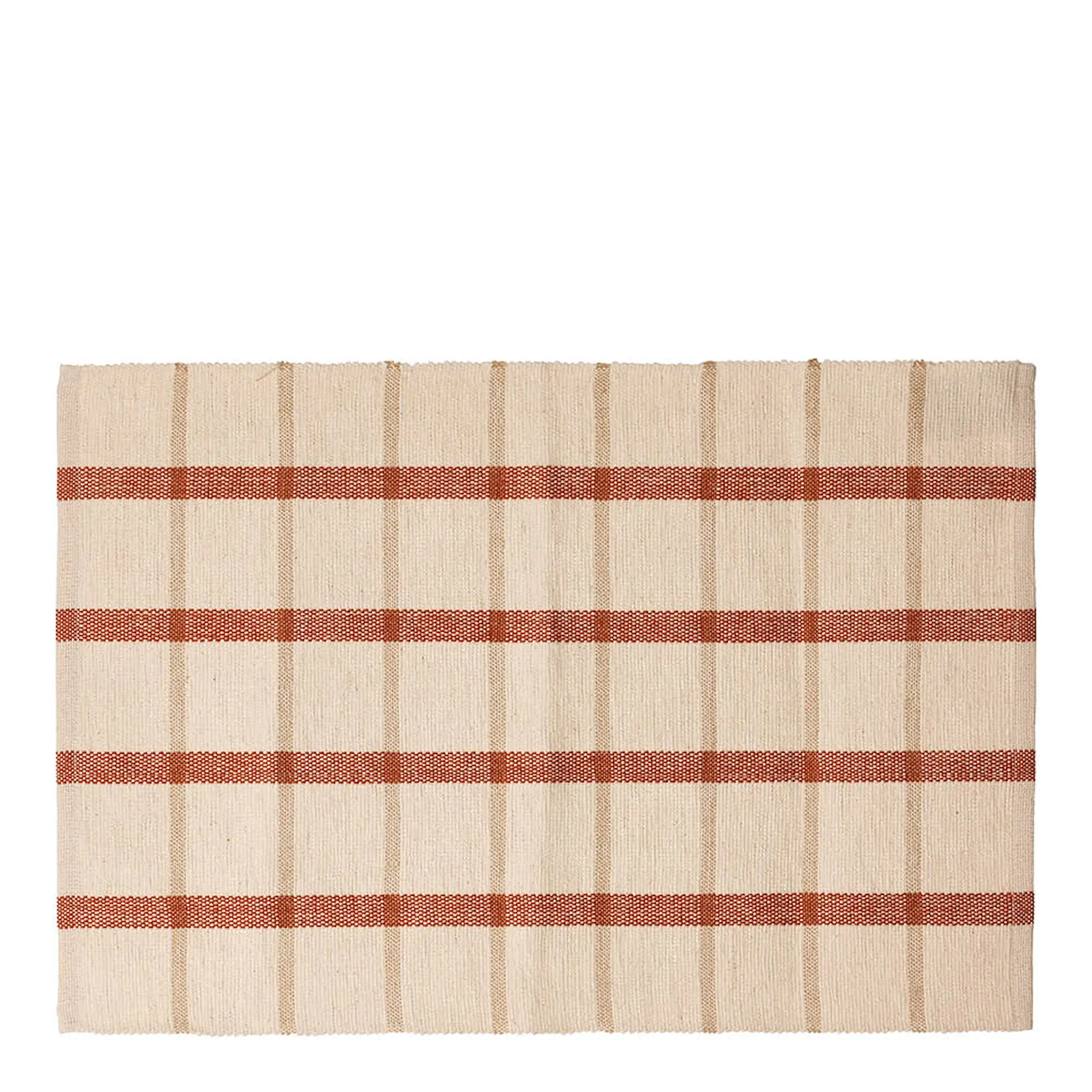 Holmen Eddy Kaitaliina 100x35 cm Ruoste/Off-white