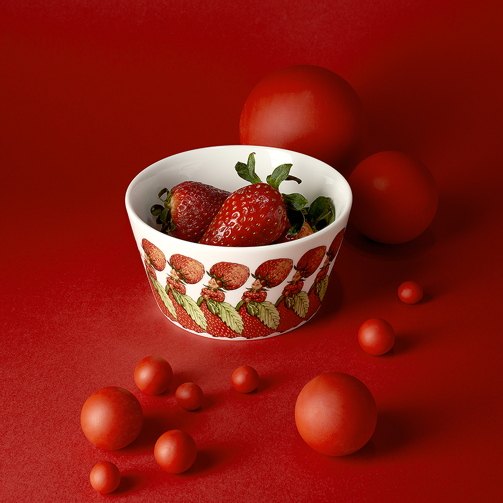 Design House Stockholm Elsa Beskow skål 50 cl Jordbærfamilien