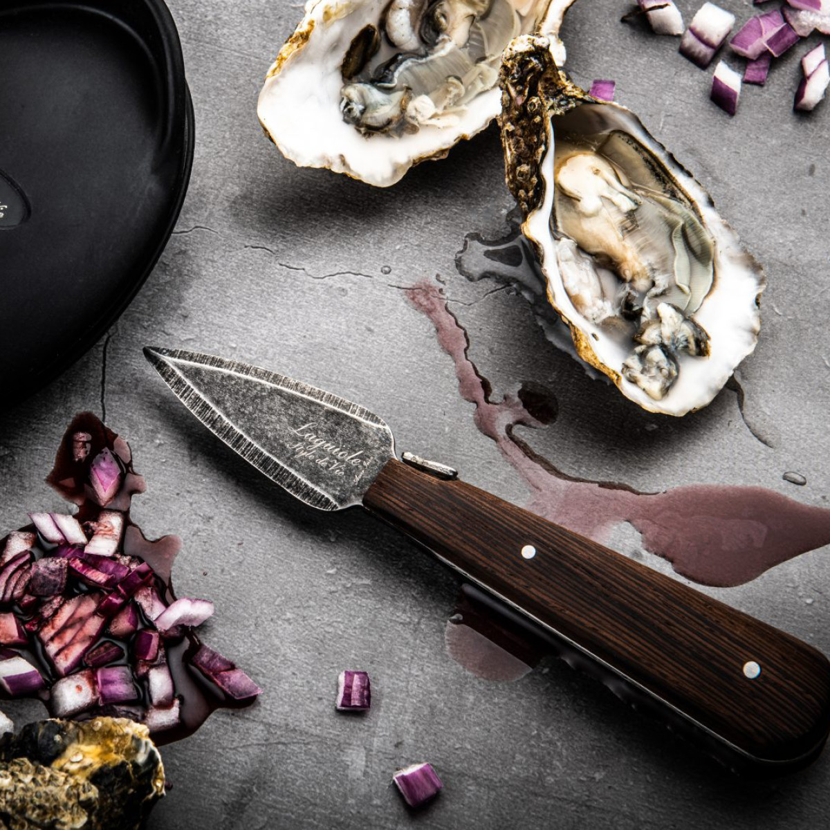 Laguiole Style de Vie Oisteriveitsisetti wenge stonewash