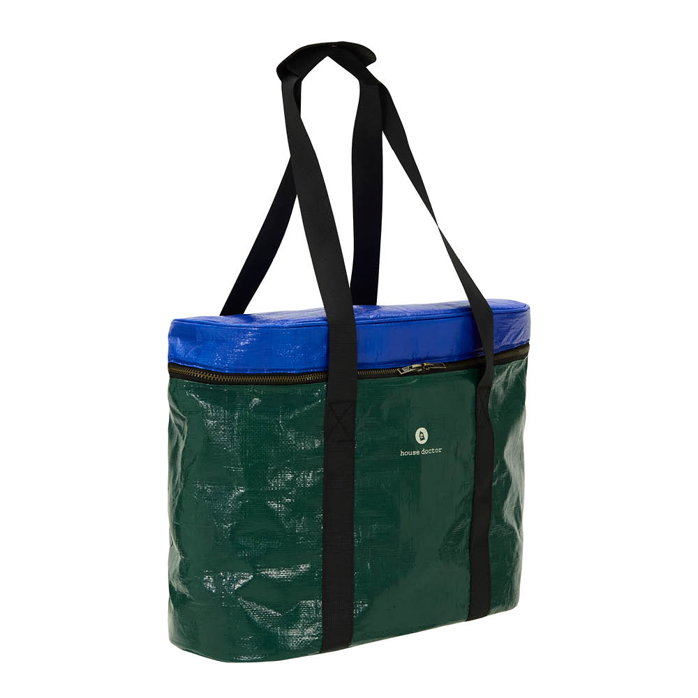 House Doctor - Picnic Kylmälaukku 38x19,5 cm Vihreä/Sininen