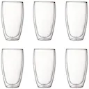 Pavina dubbelväggade Glas 45 cl 6-pack Klar