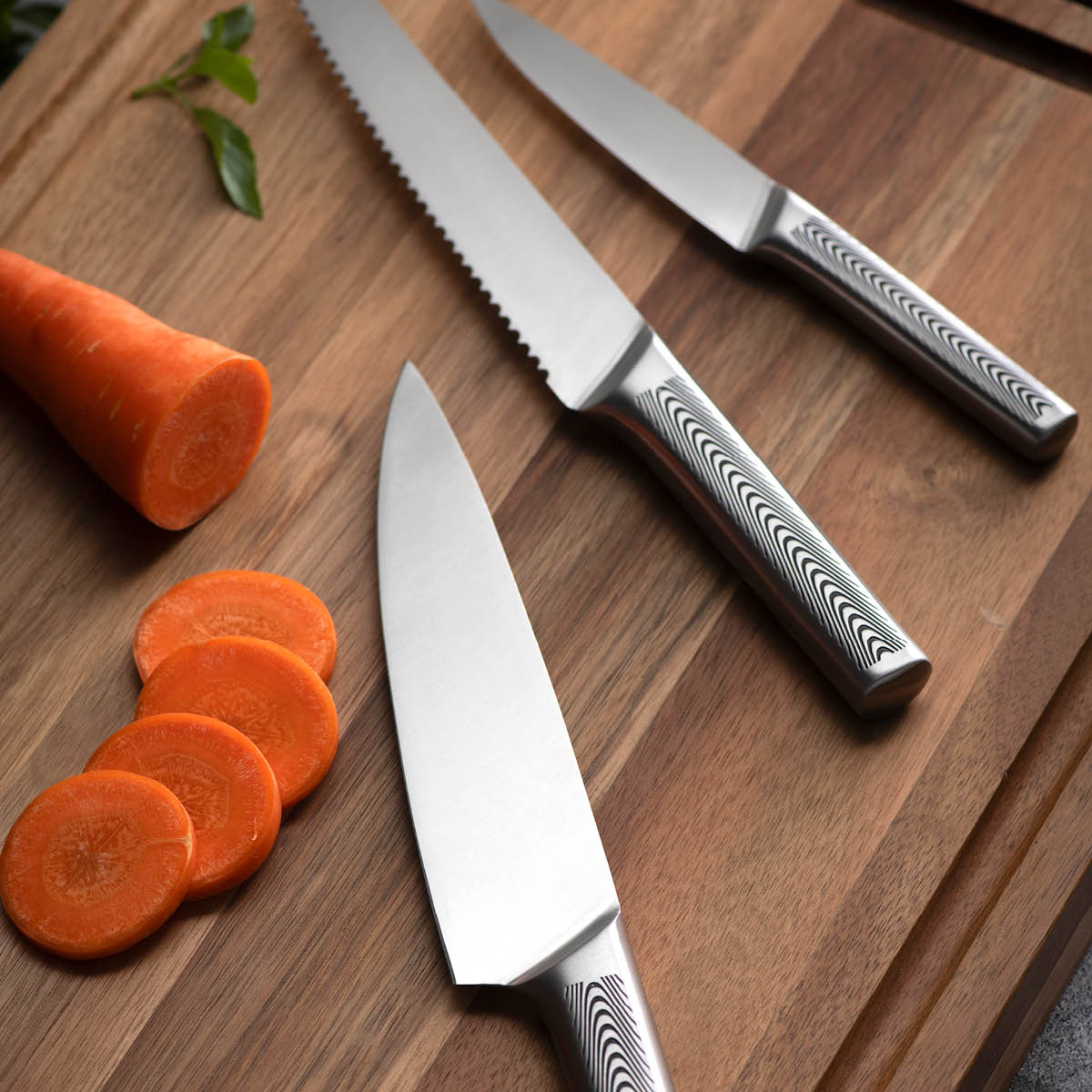 Modern House Blade knivset 3 delar stål