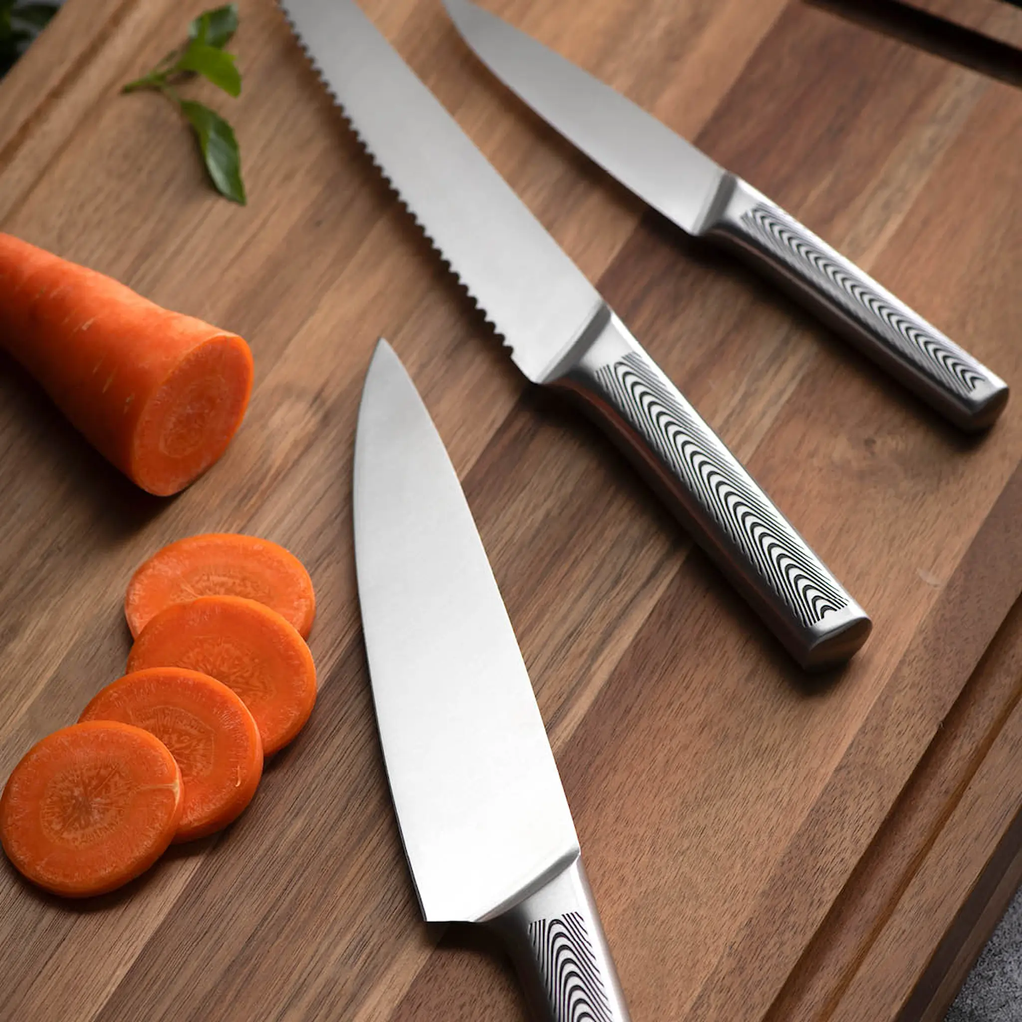 Modern House Blade knivset 3 delar stål