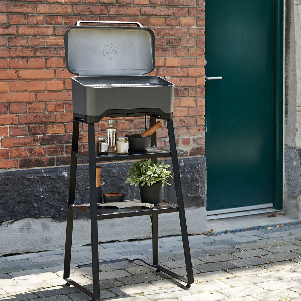 Morsö Balcone Stand Scale Jalusta 78 cm Balcone sähkögrilliin Musta