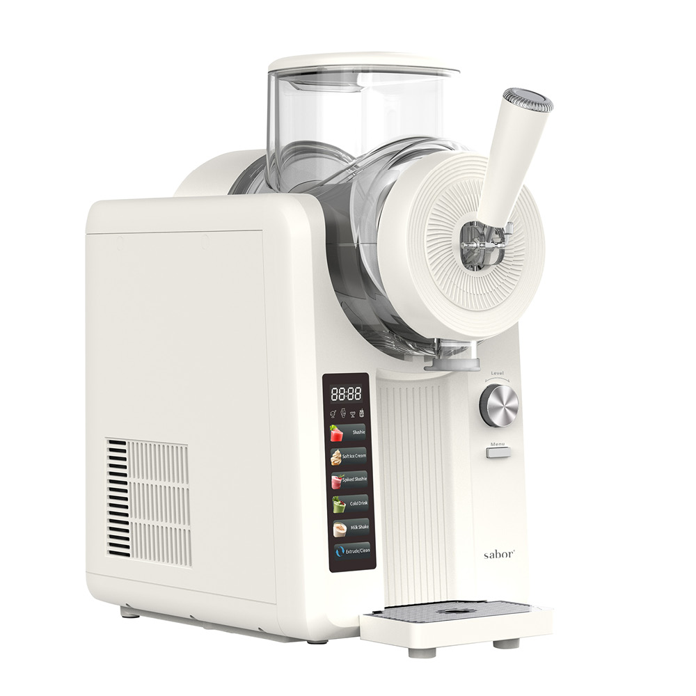 Sabor IceCraft slushmaskin / mjukglassmaskin 1,2 L creme