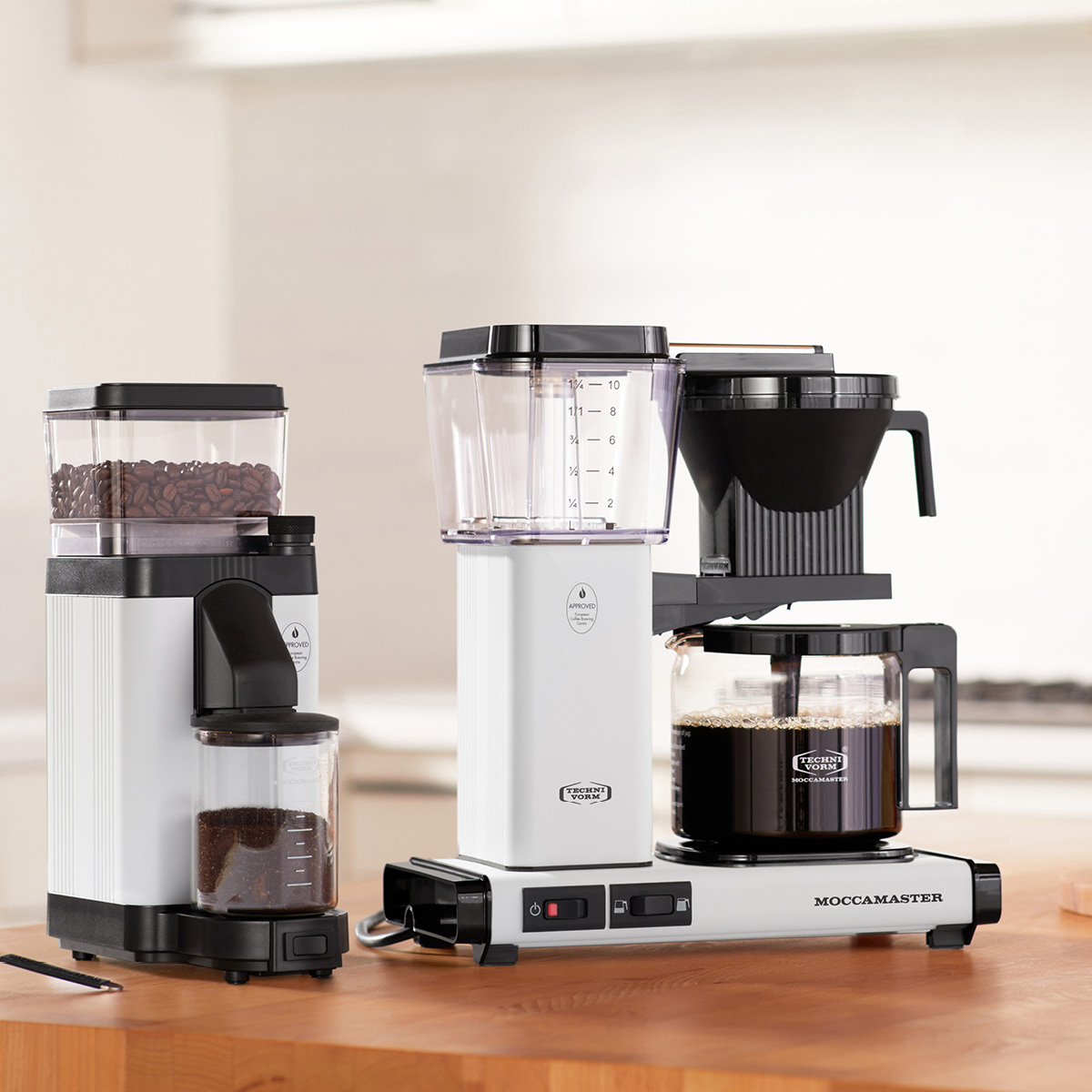 Moccamaster Moccamaster KM5 Burr Kaffekvarn Matt Vit