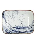 Hokusai Choku skål 10 cm blå/vit