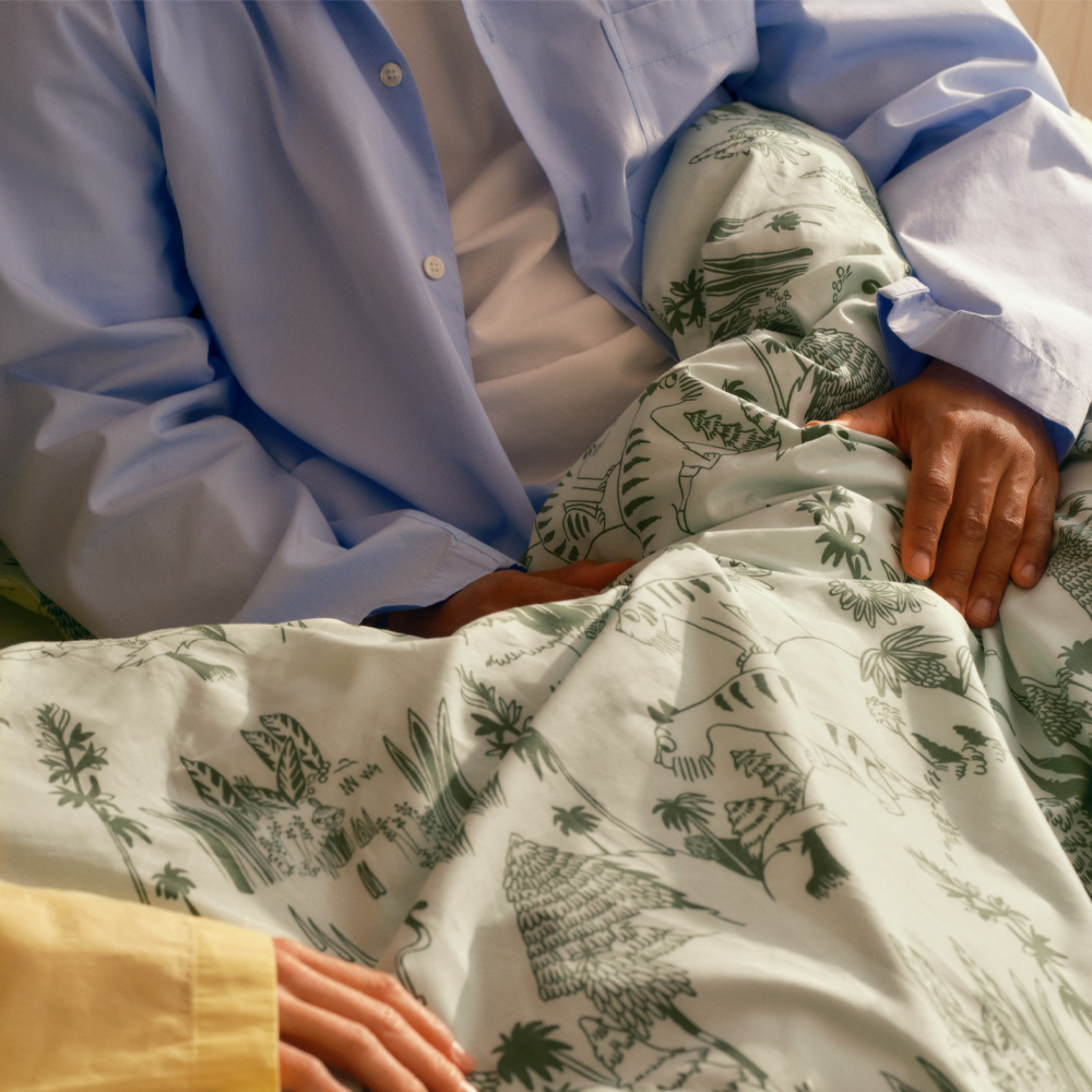 Moomin Arabia Mummi sengetøy 150x210 cm Hagefest