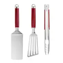 Core grillredskap inomhus 3 delar empire red