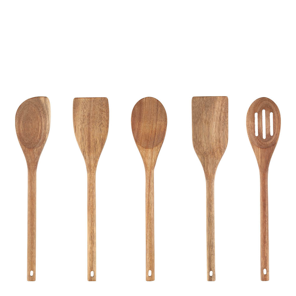 Maku Kitchen Life Keittiövälineet 5 osaa Akaasia