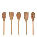 Köksredskap 5 delar akacia