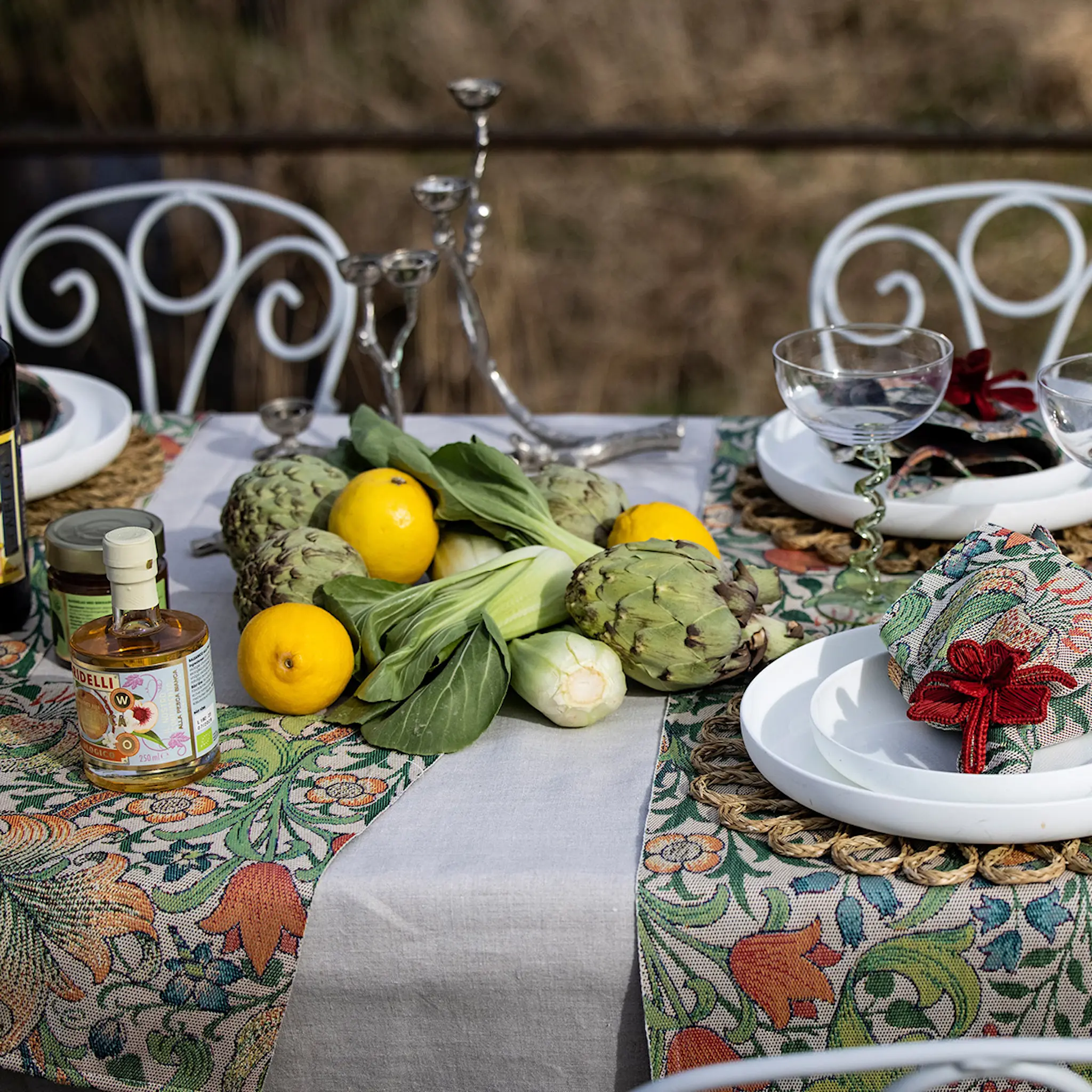 Ekelund Golden lily Servetti 35x35 cm