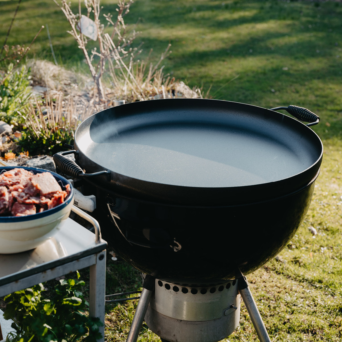 Satake Outdoor stekehelle 58 cm svart